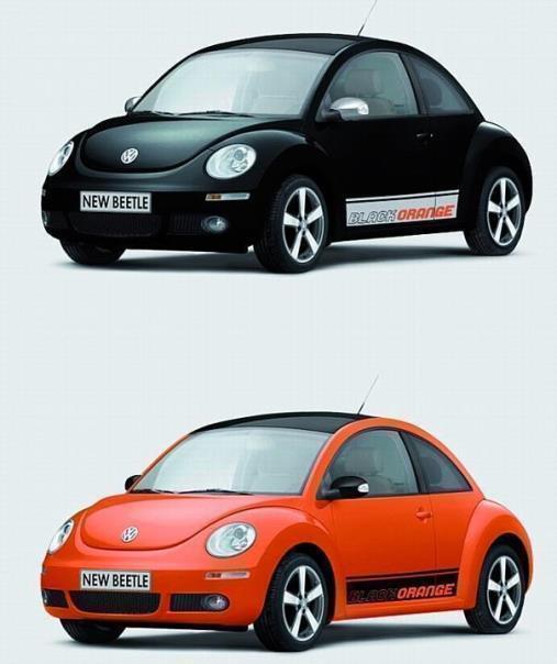 Volkswagen New Beetle BlackOrange